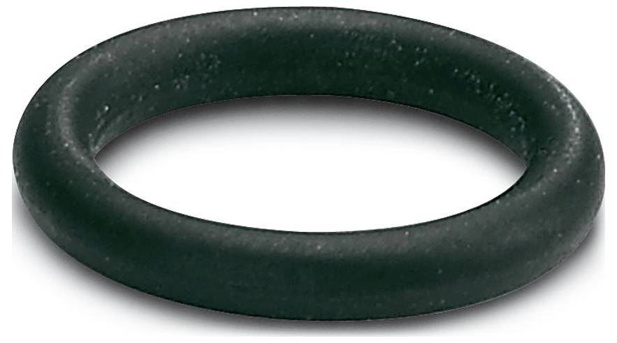 „Fekete gummigyűrű, amelyet általában tömítésekhez használnak a szivárgások megakadályozására, fehér háttéren bemutatva."