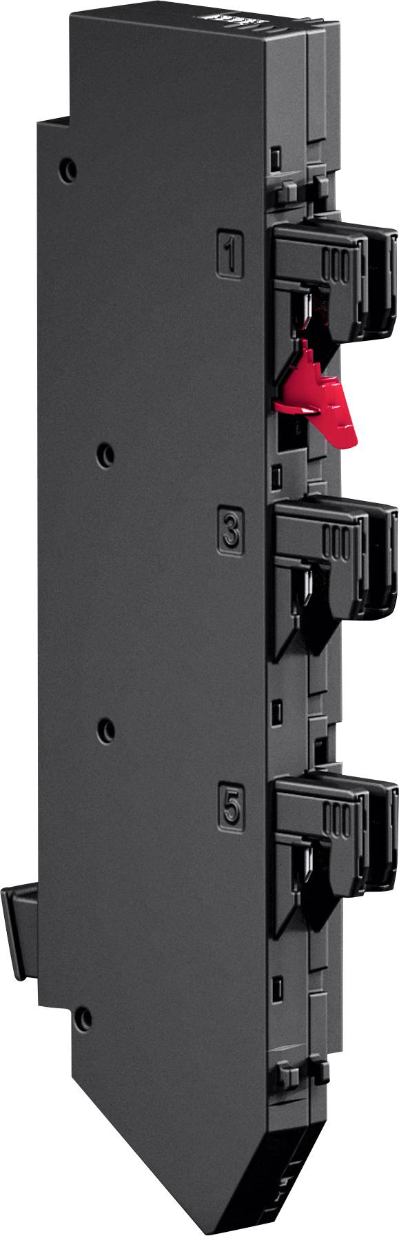Rittal 9364024 Socle de fusible de cavalier Adapté pour (fusibles) fusible 10,3 x 38 mm 4 pc(s)
