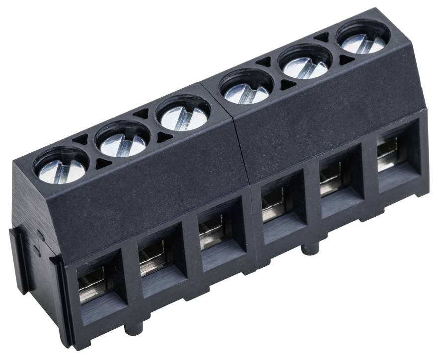 PTR Hartmann 50350070937E Nyomtatott áramköri kapocs 1.5 mm² Pólusszám 7 Fekete 1 db darab