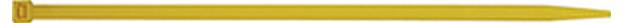 Intercable 183220 ICC61608 Kábelkötöző 100 mm 2.5 mm Sárga Műanyag nyelvvel 1 db