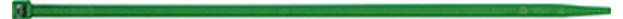 Intercable 183234 ICC61351 Kábelkötöző 280 mm 4.5 mm Zöld Műanyag nyelvvel 1 db