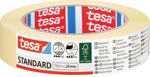 tesa  05086-00000-04 Festő védőszalag   (H x Sz) 50 m x 25 mm 1 db