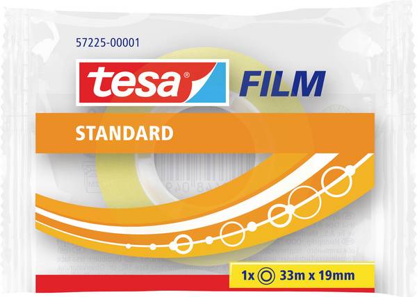 tesa  57225-00001-02 Ragasztószalag tesafilm® Átlátszó (H x Sz) 33 m x 19 mm 1 db