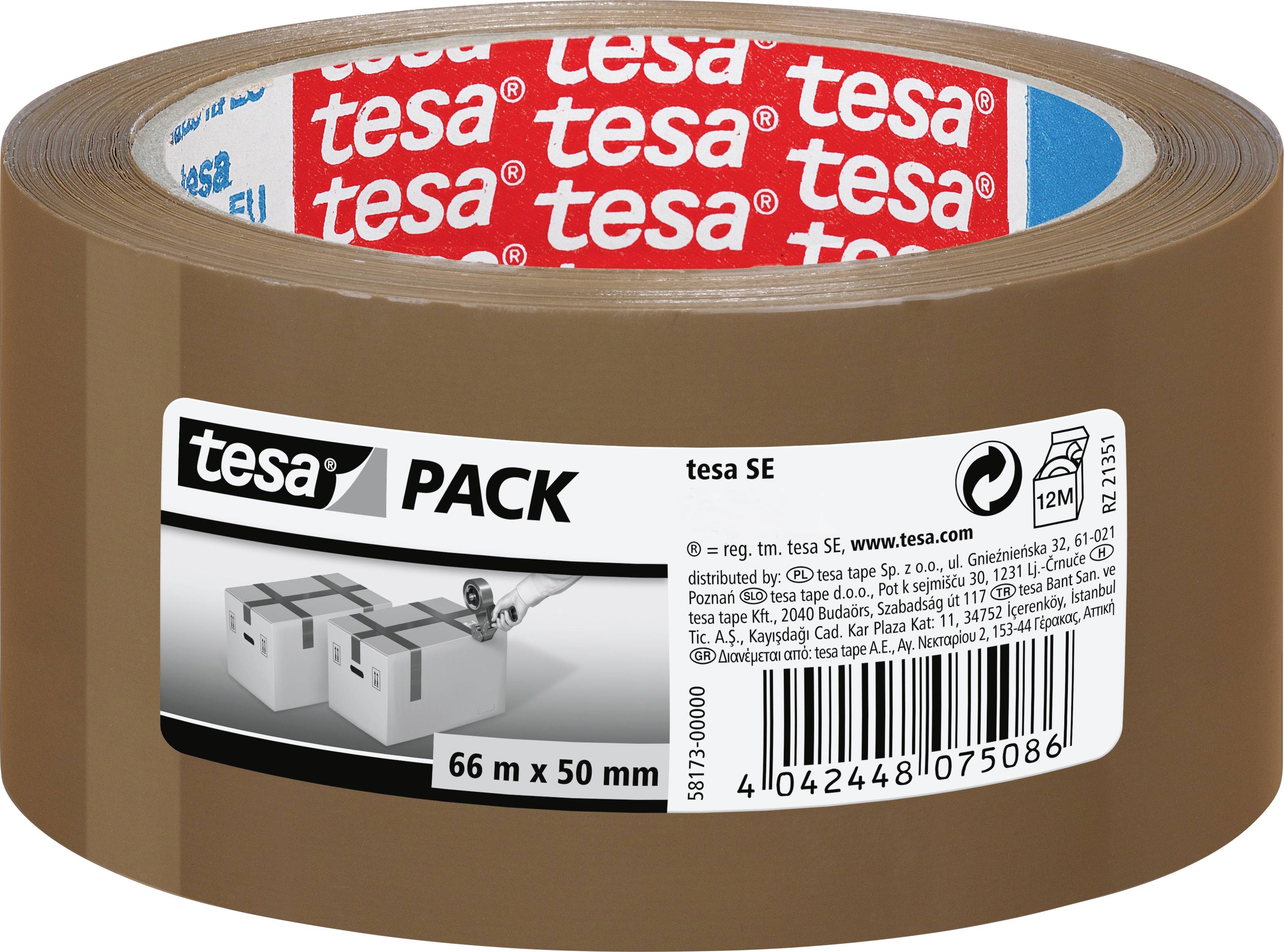 tesa 58173-00000-01 Ragasztószalag tesapack® Barna (H x Sz) 66 m x 50 mm 1 db