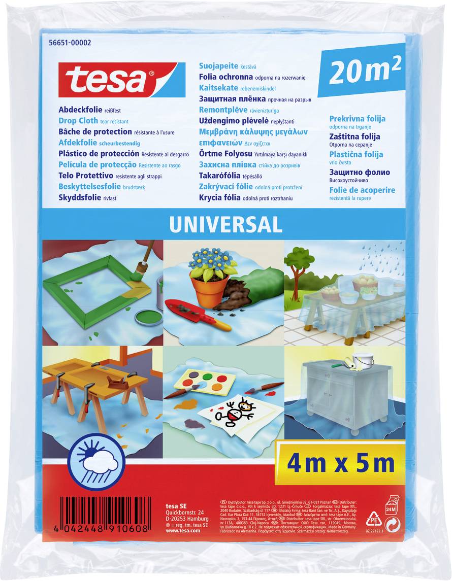 tesa 56651-00002-02 Fedőfólia tesa® (H x Sz) 4 m x 5000 mm 1 db