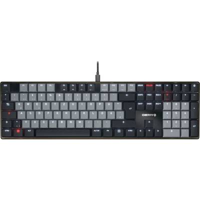 CHERRY CHERRY TAS KEY KC 500 Corded, Mechanical Billentyűzet német, QWERTZ Fekete-0