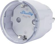 Shelly Plug PM Gen3 White Shelly Vezeték nélküli dugaszolóaljzat Wi-Fi, Bluetooth