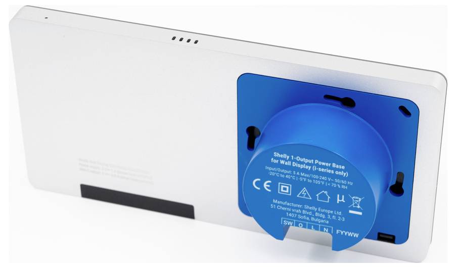 Shelly Wall Display X2i Silver Shelly Fali érintőkijelző Wi-Fi, Bluetooth-10