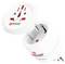 'Európai konnektor adapter figyelmeztetéssel: Használat után húzza ki a dugót, nem konvertálja az feszültséget. Max 250V, kültéri használatra nem alkalmas.'