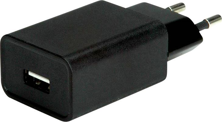 Value USB-s töltőkészülék 18 W 1x USB-A Quick Charge 3.0 Fekete Beltér Qualcomm Quick Charge 3.0