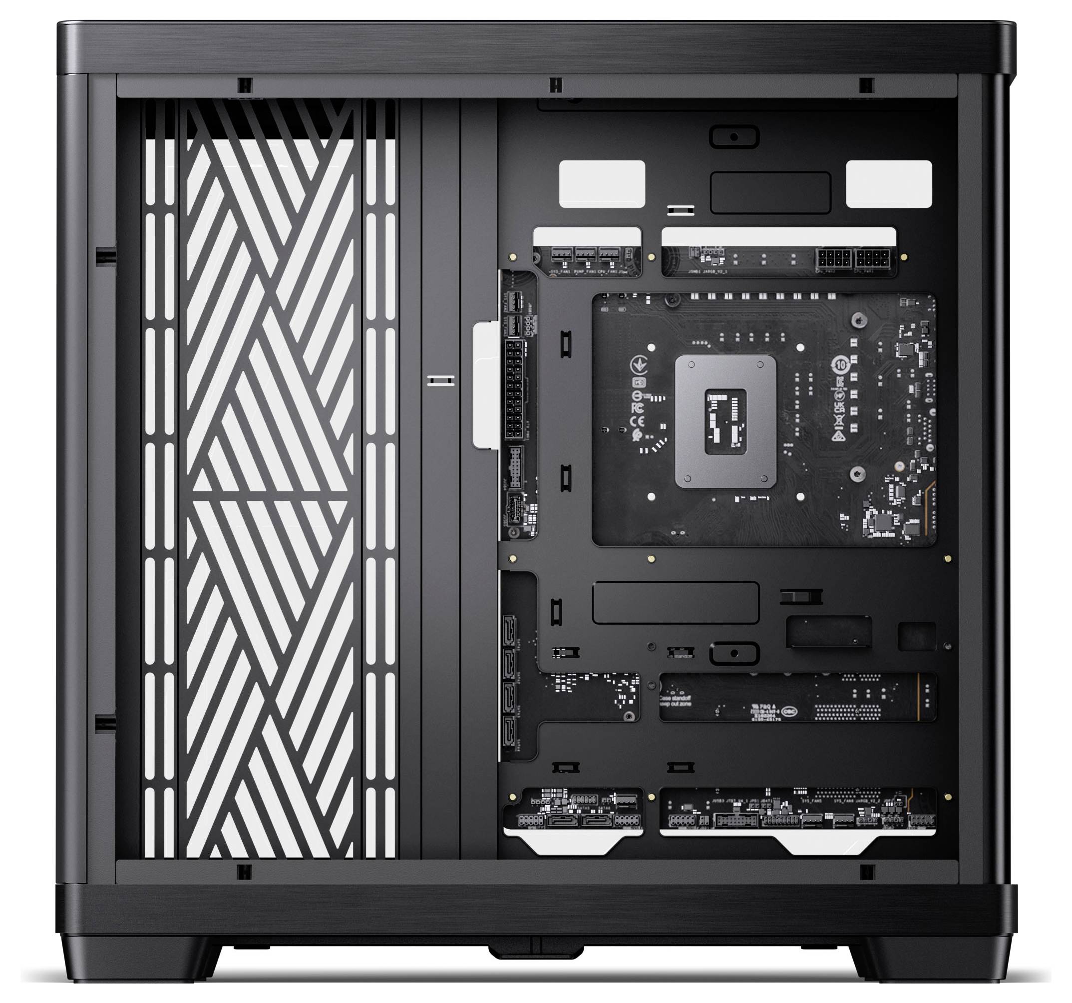 Jonsbo Midi torony Ház, Számítógép ház, Gaming doboz Fekete-12