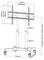 A TV-állvány diagramja az alábbi méretekkel: magasság 1660 mm-1860 mm, szélesség 636 mm, mélység 645 mm, TV maximális szélessége 600 mm. Magasságban állítható oszlopot és kerekeket tartalmaz.