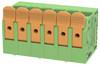 Degson DG2206V-7.5-DA-06P-14-100Z(H) Kapocstömb hajlékony: 0.2-6 mm² merev: 0.2-10 mm² Pólusszám: 6 1 db Zöld