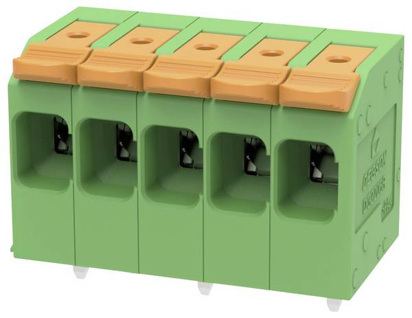 Degson DG2206R-7.5-DA-05P-14-100Z(H)  Kapocstömb hajlékony: 0.2-6 mm² merev: 0.2-10 mm² Pólusszám: 5 1 db Zöld