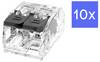 Degson DGBSC-SG01/4-02P (17-306ZH) Vezetékösszekötő hajlékony: 0.2-4 mm² merev: 0.2-4 mm² Pólusszám: 2 10 db Fekete darab