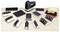 'Egy fúrófej hornyot készít a fában, amelyen a méretek fel vannak tüntetve: mélység (D) és hossz (NL).'