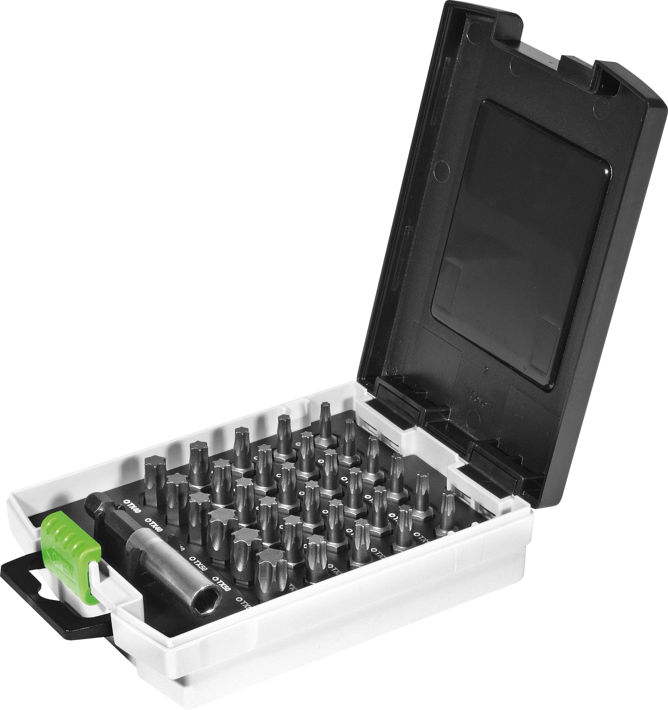 Festool TX 10-50/BH-SORT/31x 769137 Bit készlet TX Bit tartóval