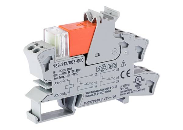 Reléfoglalat WAGO 788-312/003-000 20 db