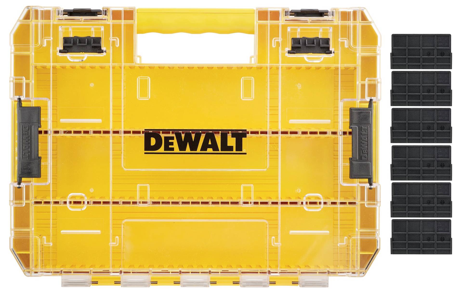 Egy kéz eltávolítja egy kék és fekete elektromos borotválónak a tetejét. A német szöveg azt mondja: "Einfach zu wechseln", amely azt jelenti: "Könnyen cserélhető".