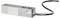 Egy fémes terhelési cella érzékelő két csavarlyukkal és csatlakoztatott kábellel, amelyet ipari alkalmazásokban a súly vagy erő mérésére használnak.