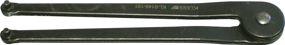 Egy fém villáskulcs, amely kör alakú alkatrészek beállítására vagy eltávolítására szolgál, U alakú nyílással és két villával az egyik végén.