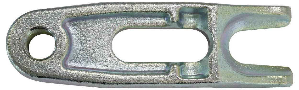 'Két fúróeszköz van központban elhelyezve, melyeket menetes betétek vesznek körül. A bal oldali eszköznek vágó csúcsa van, míg a jobb oldali eszköz sima hengercsapos kialakítású.'