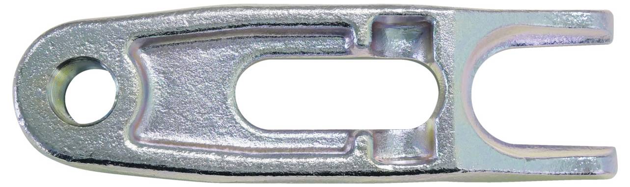 Egy fémből készült U-alakú karika, amely az egyik oldalán egy furattal, a másik oldalán pedig egy nyílással rendelkezik, és jellemzően szeg- vagy csapcsatlakozásokhoz használják mechanikai rendszerekben.