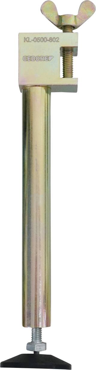 Egy fém csipesz állítható csavarral és lapos alappal, amelyen a "KL-0500-602" felirat található.