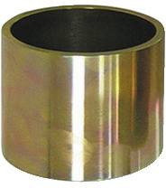 Egy hengeres, aranytónusú fémes hüvely, sima és fényes felülettel, felül nyitott, mechanikai vagy ipari célokra használt.