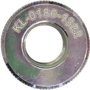 Gedore Automotive KL-0186-1322 2935147 recézett anya 16 mm 1 db