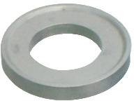 Egy középső furattal rendelkező fémgyűrű, amelyet egy csavar vagy anyaulyuk nyomásának egyenletes elosztására használnak a felületen.