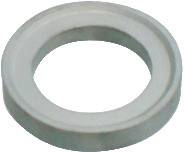 Egy fémből készült alátét, körkörös alakú, nagy központi lyukkal, jellemzően mechanikai vagy építőipari alkalmazásokban használt.