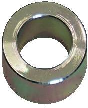 Fém henger üreges középponttal, perspektívikus nézetben ábrázolva.