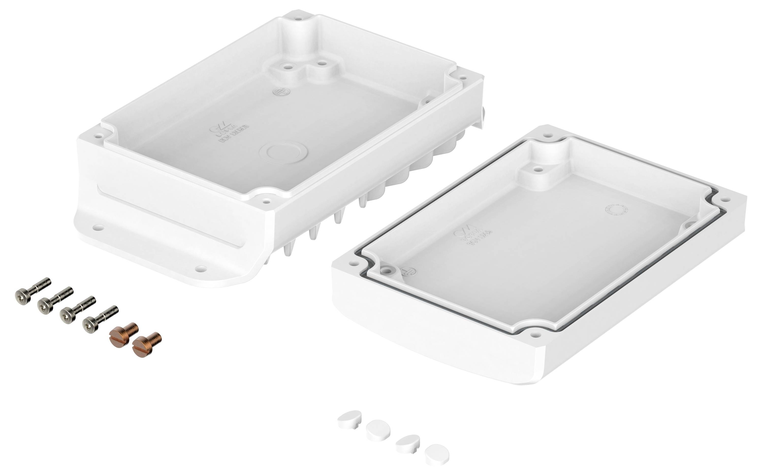 Bopla BoVersa 48142203.HMT3 Ipari ház (H x Sz x Ma) 162 x 88 x 45.5 mm Alumínium Fehér 1 db-1