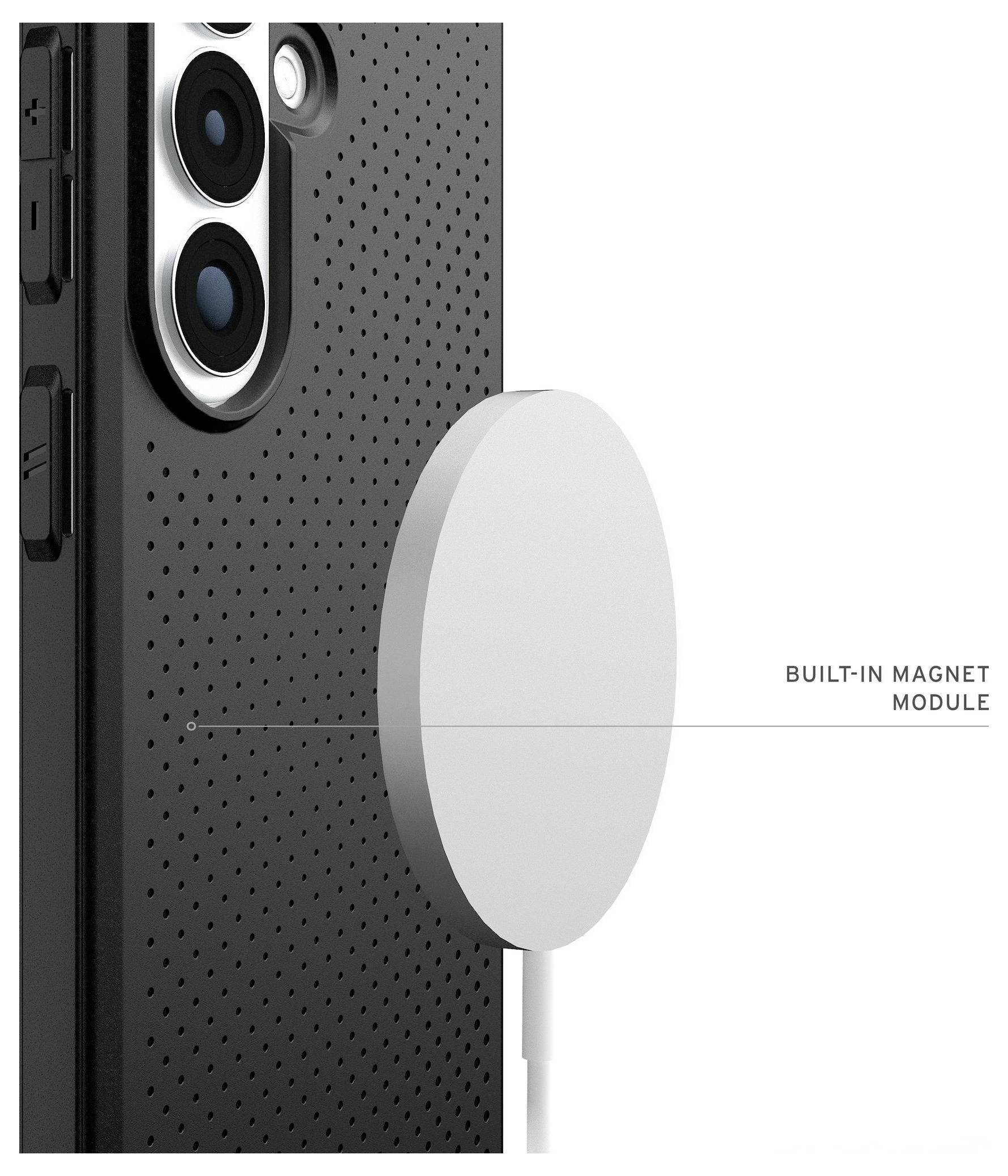 Urban Armor Gear Dot Case Samsung Galaxy S26 Fekete MagSafe kompatibilis, Mágnes modullal 214521114040-10