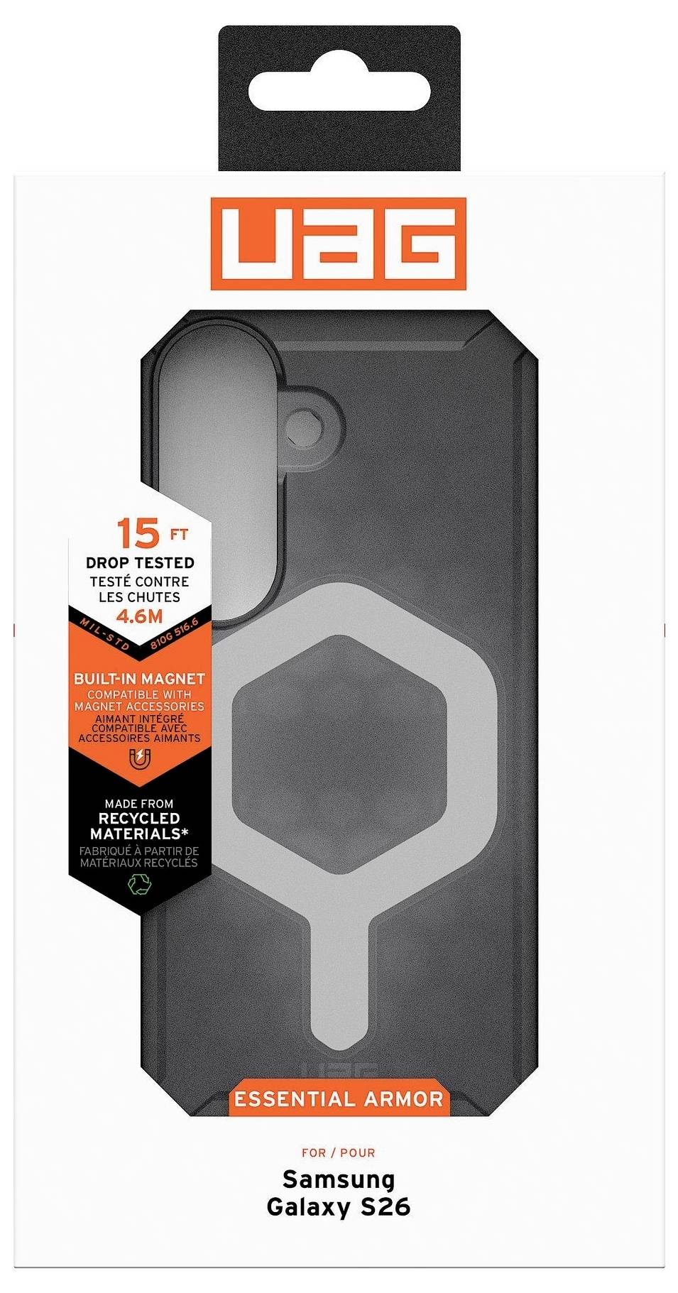 Urban Armor Gear Essential Case Samsung Galaxy S26 Hamu MagSafe kompatibilis, Mágnes modullal 214534113131-10