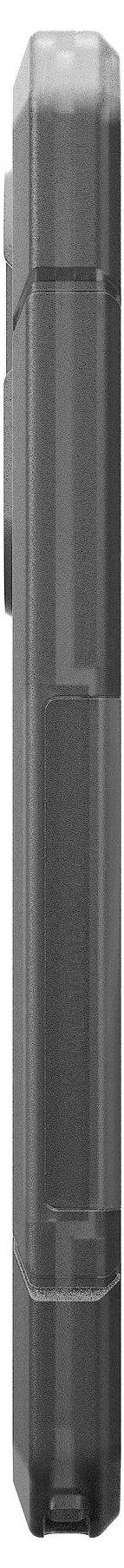 A kép egy függőlegesen elhelyezkedő, fekete filctollat mutat oldalról nézve, amely megvilágítja annak hosszúkás, négyszögletes alakját és sapkáját.