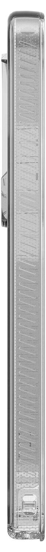 Egy toll átlátszó sapkával és látható tintával benne, függőleges helyzetben.