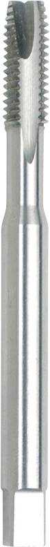Hengeres alakú fémvágó szerszám hornyolt csúccsal, amely a megmunkálásban vagy ipari alkalmazásokban történő menetförmaálásra tervezett.