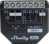 Shelly 2PM Gen4 Shelly Vezérlőkészülék Bluetooth, Wi-Fi, ZigBee