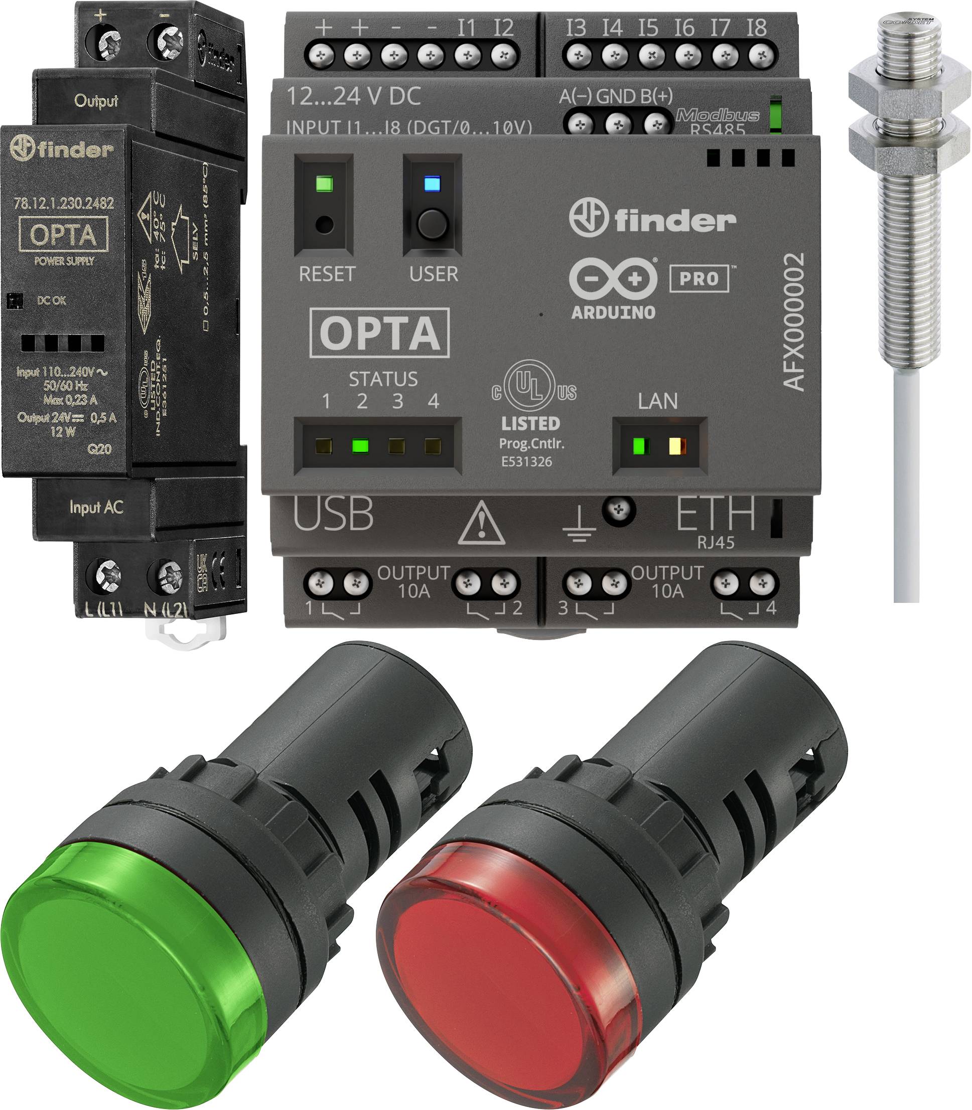 Arduino Smart-Industry-Kit AFX0175337396 SPS kommunikációs modul 12 V/DC, 24 V/DC-0