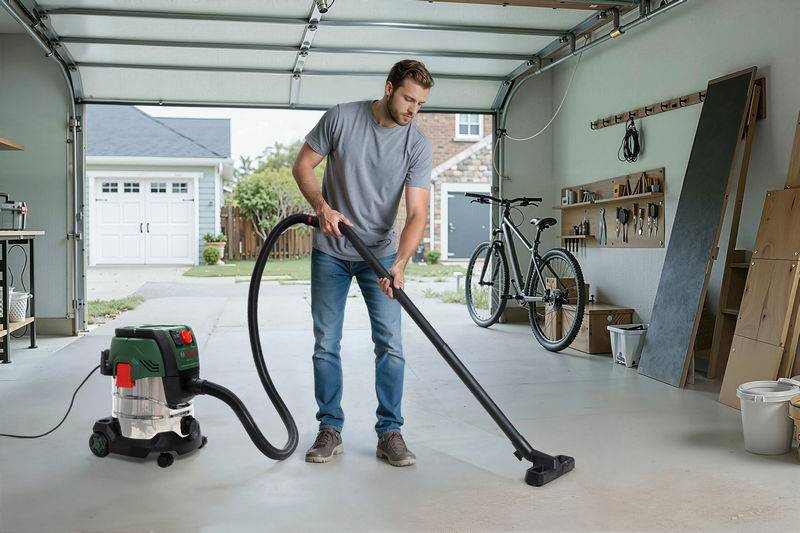 Bosch Home and Garden PAS20-220P 06033E7200 Nedves-/száraz porszívó 1.200 W 20 l Kihajtható tartály-1