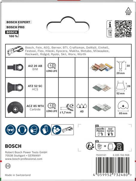 Bosch Accessories 2607017773 2607017773 Csempelap-készlet 1 db-2