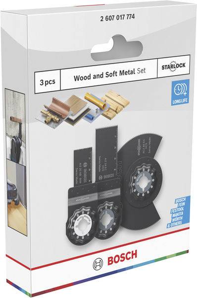 Bosch Accessories 2607017774 2607017774 Fa és lágyfém H-penge készlet 1 db-1