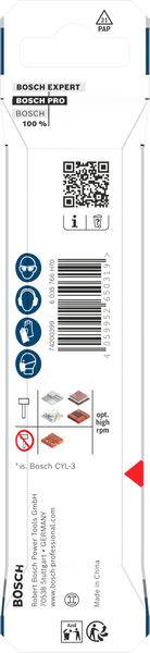 Bosch Accessories 2608706976 2608706976 Keményfém Kő spirálfúró 6 mm Teljes hossz 100 mm Keményfém betét 1 db