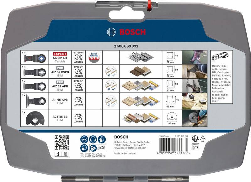 Bosch Accessories 2608669092 2608669092 Multifunkciós fűrészlapok 1 db-3