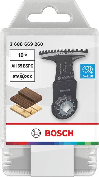 Bosch Accessories 2608669260 2608669260 Multifunkciós fűrészlapok 10 db-1