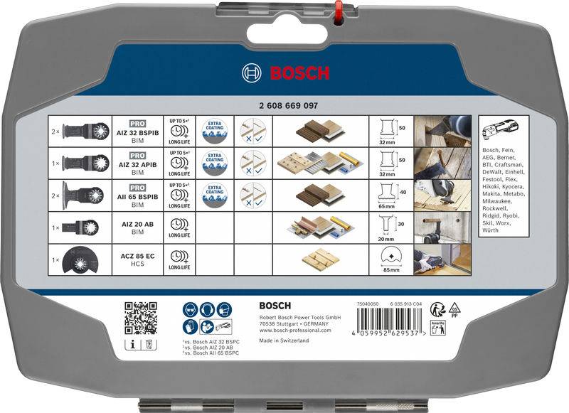 Bosch Accessories 2608669097 2608669097 Multifunkciós fűrészlapok 1 db-8