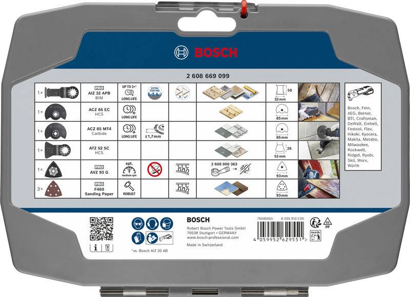 Bosch Accessories 2608669099 2608669099 Multifunkciós fűrészlapok 1 db-3