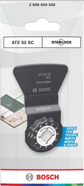 Bosch Accessories 2608669268 2608669268 Multifunkciós fűrészlapok 52 mm 1 db-1